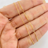 Cadena Veneciana 2.1g / 55cm / 0.8mm Oro Amarillo 18K