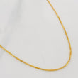 Cadena Veneciana 2.1g / 55cm / 0.8mm Oro Amarillo 18K