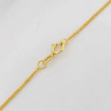 Cadena Franco 1.85g / 50cm / 0.8mm Oro Amarillo 18K
