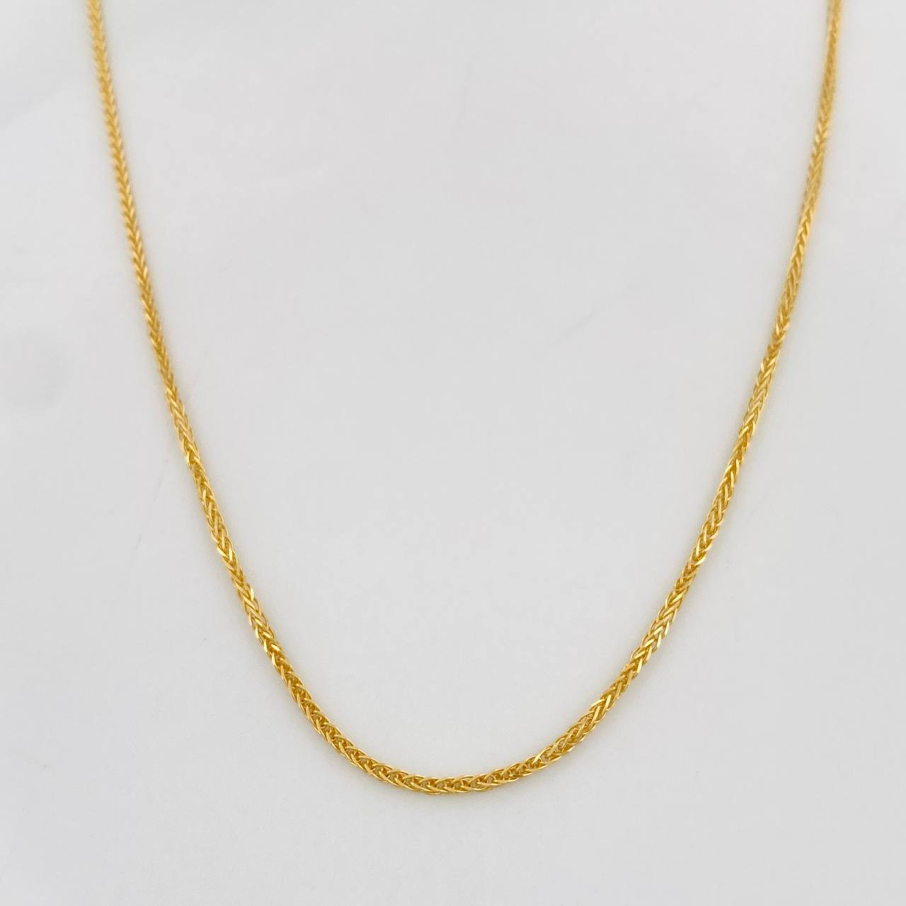 Cadena Franco 1.85g / 50cm / 0.8mm Oro Amarillo 18K