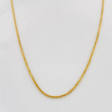 Cadena Franco 1.85g / 50cm / 0.8mm Oro Amarillo 18K