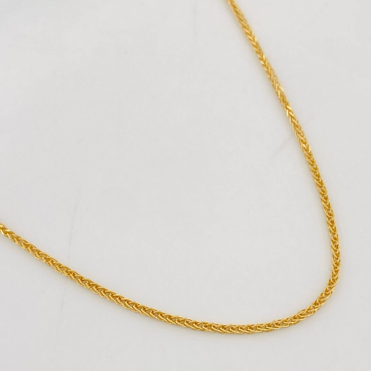 Cadena Franco 1.85g / 50cm / 0.8mm Oro Amarillo 18K