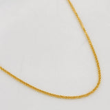 Cadena Franco 1.85g / 50cm / 0.8mm Oro Amarillo 18K