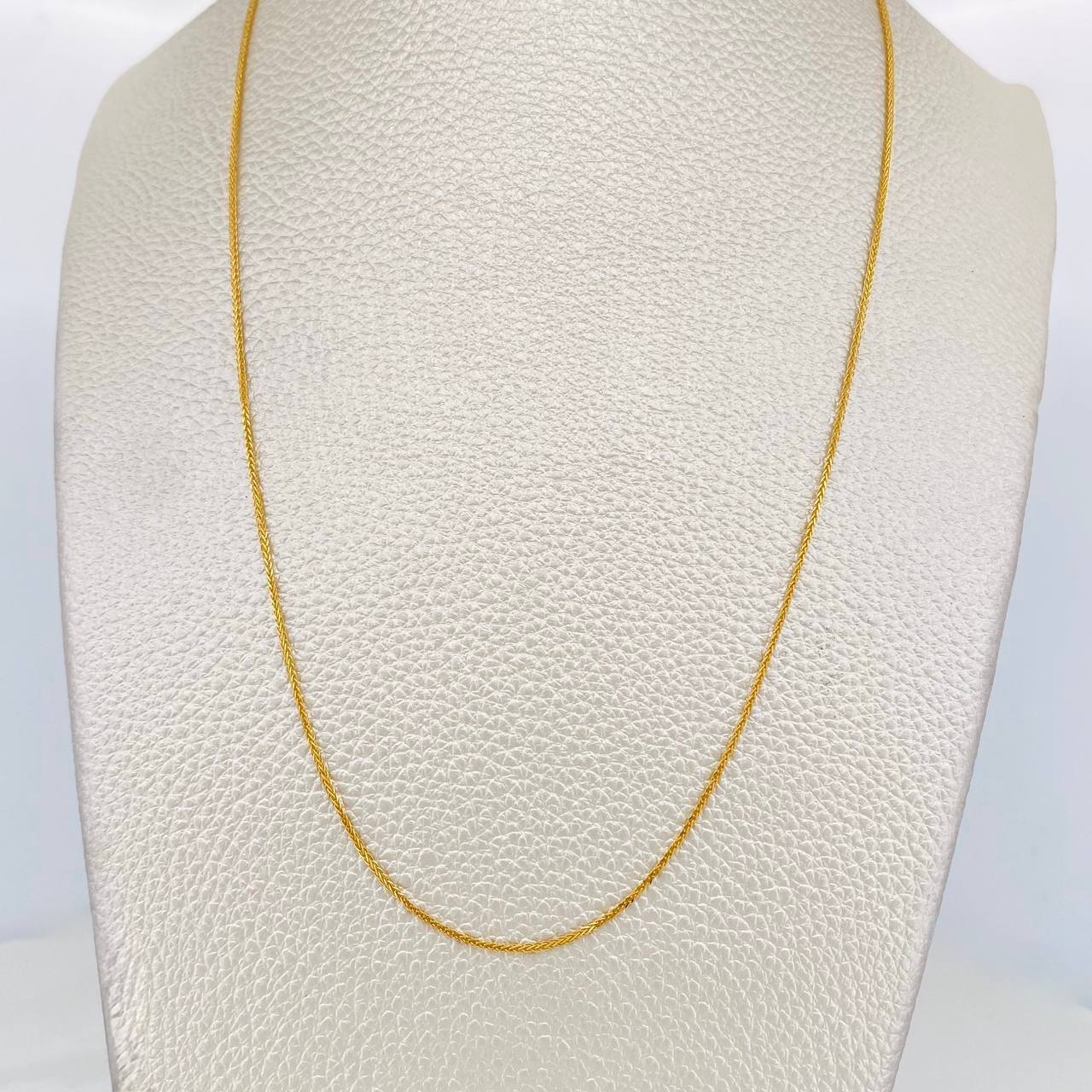 Cadena Franco 1.85g / 50cm / 0.8mm Oro Amarillo 18K