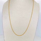 Cadena Franco 1.85g / 50cm / 0.8mm Oro Amarillo 18K