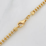 Cadena Ice 19.8g / 60cm / 3.2mm Dos Oros Amarillo Blanco 18K
