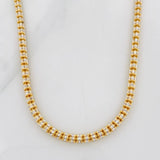 Cadena Ice 19.8g / 60cm / 3.2mm Dos Oros Amarillo Blanco 18K
