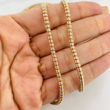 Cadena Ice 13.45g / 45cm / 3.65mm Plata Vermeil 925