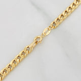 Cadena Cubana 4.65g / 60cm / 4.3mm Oro Amarillo 18K