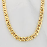 Cadena Cubana 5.7g / 70cm / 4.3mm Oro Amarillo 18K