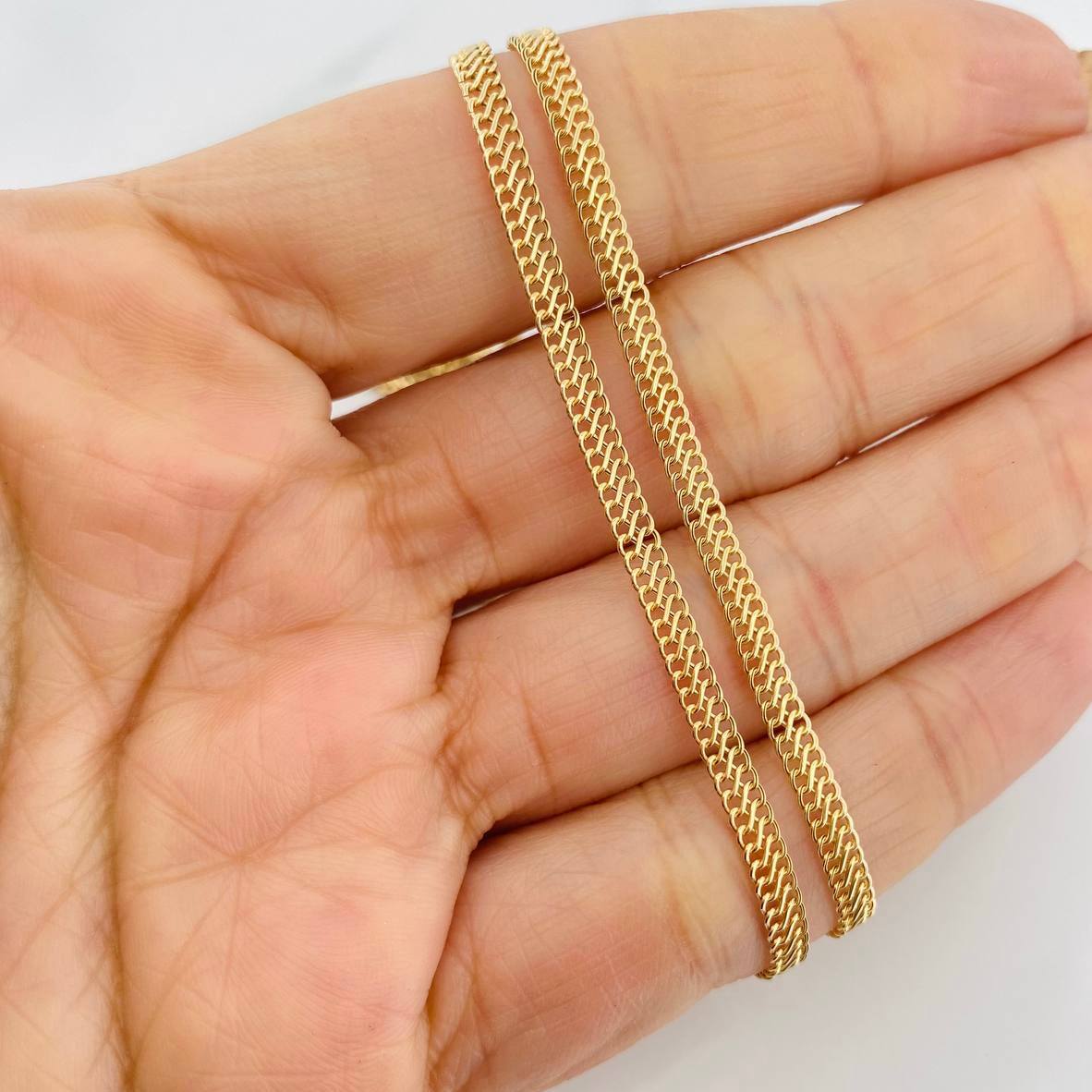 Cadena Sedusa 3.55g / 60cm / 3.2mm Oro Amarillo 18K