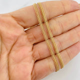 Cadena Sedusa 3.55g / 60cm / 3.2mm Oro Amarillo 18K
