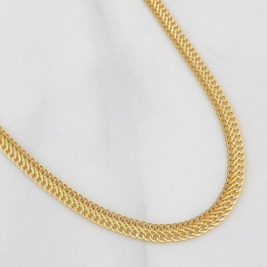 Cadena Sedusa 4.3g / 50cm / 3.9mm Oro Amarillo 18K