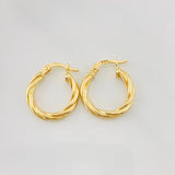 Candongas Mary 1.55g / 2cm Oro Amarillo 18K