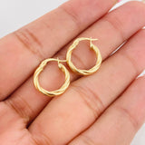Candongas Mary 1.55g / 2cm Oro Amarillo 18K