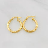 Candongas Mary 1.3g / 1.05cm Oro Amarillo 18K