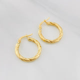 Candongas Mary 1.3g / 1.05cm Oro Amarillo 18K