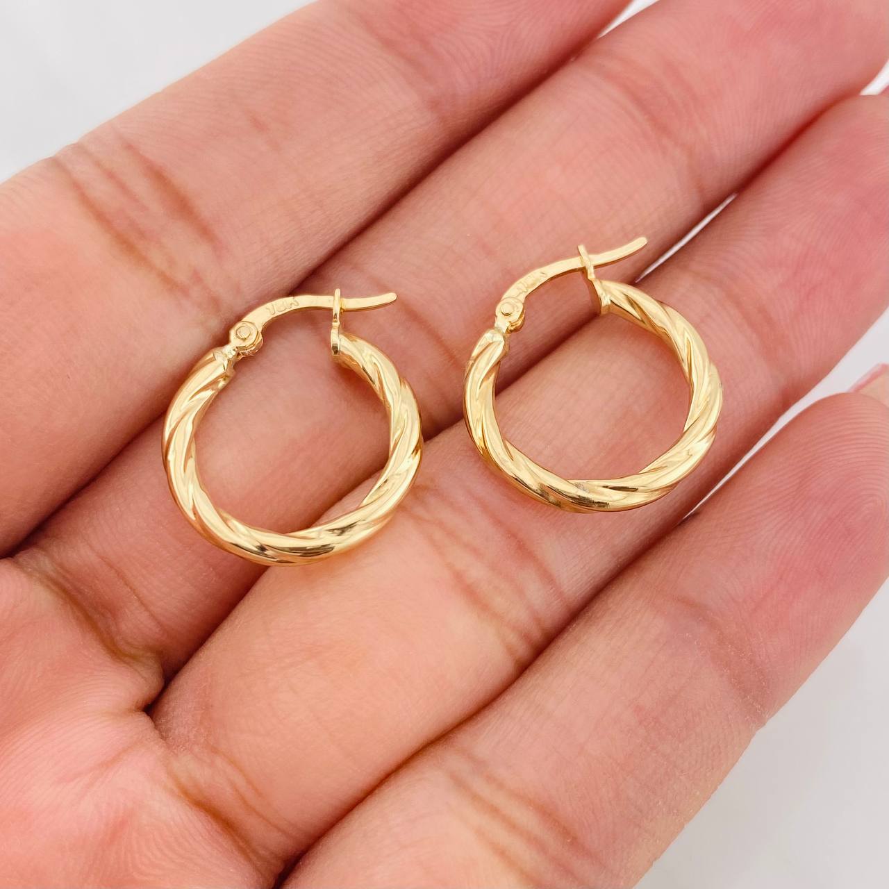 Candongas Mary 1.3g / 1.05cm Oro Amarillo 18K