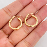 Candongas Mary 1.3g / 1.05cm Oro Amarillo 18K