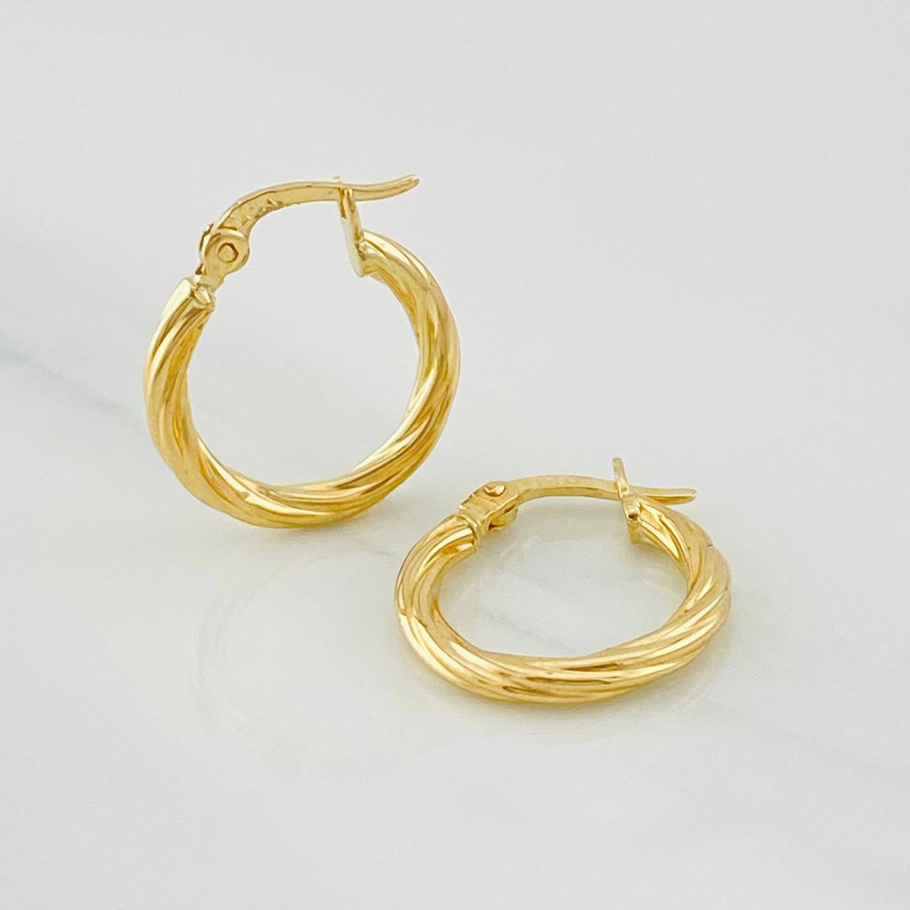 Candongas Mary 1.05g / 1.05cm Oro Amarillo 18K