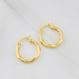 Candongas Kari 0.95g / 1.05cm Oro Amarillo 18K