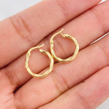 Candongas Kari 0.95g / 1.05cm Oro Amarillo 18K