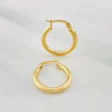 Candongas Jass Lisas 1.5g / 2cm Oro Amarillo 18K