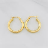 Candongas Jass Lisas 1.5g / 2cm Oro Amarillo 18K