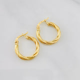 Candongas Mary 1.55g / 2cm Oro Amarillo 18K