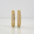 Candongas Dali 6.65g / 2cm Dos Oros Amarillo Blanco 18K