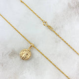 Cadena Lazo 0.95gr / 50cm + Dije San Benito 0.4gr / 1.5cm Oro Amarillo (Oferta) ©