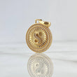 Dije Medalla Letra S 4.6g / 3.1cm Oro Amarillo 18K
