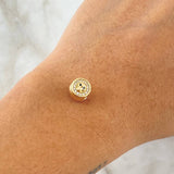 Herraje Calavera Tambor 1.7gr / 9mm Circones Blancos Negros Oro Amarillo 18K *