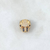 Herraje Pantera 3gr / 1.3cm / Circones Blancos Negros Naranja Oro Amarillo 18K *