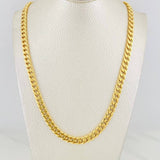 Cadena Cubana 13.95g / 70cm / 6.74mm Oro Amarillo 18K