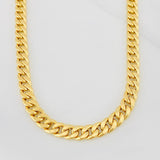 Cadena Cubana 14g / 70cm / 3.3mm Oro Amarillo 18K