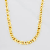 Cadena Cubana 7.75g / 70cm / 2.6mm Oro Amarillo 18K