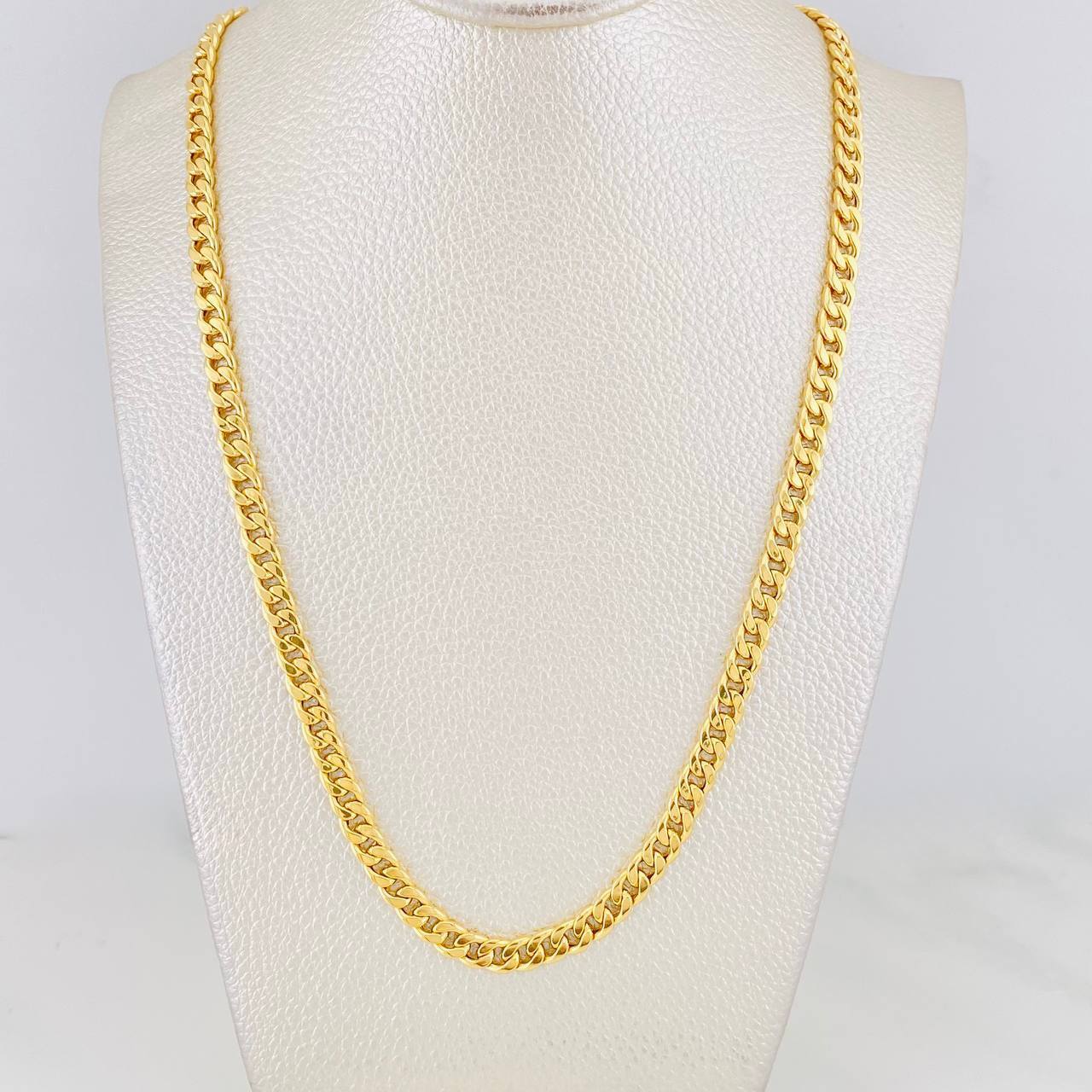 Cadena Cubana 11.55g / 60cm / 2.8mm Oro Amarillo 18K