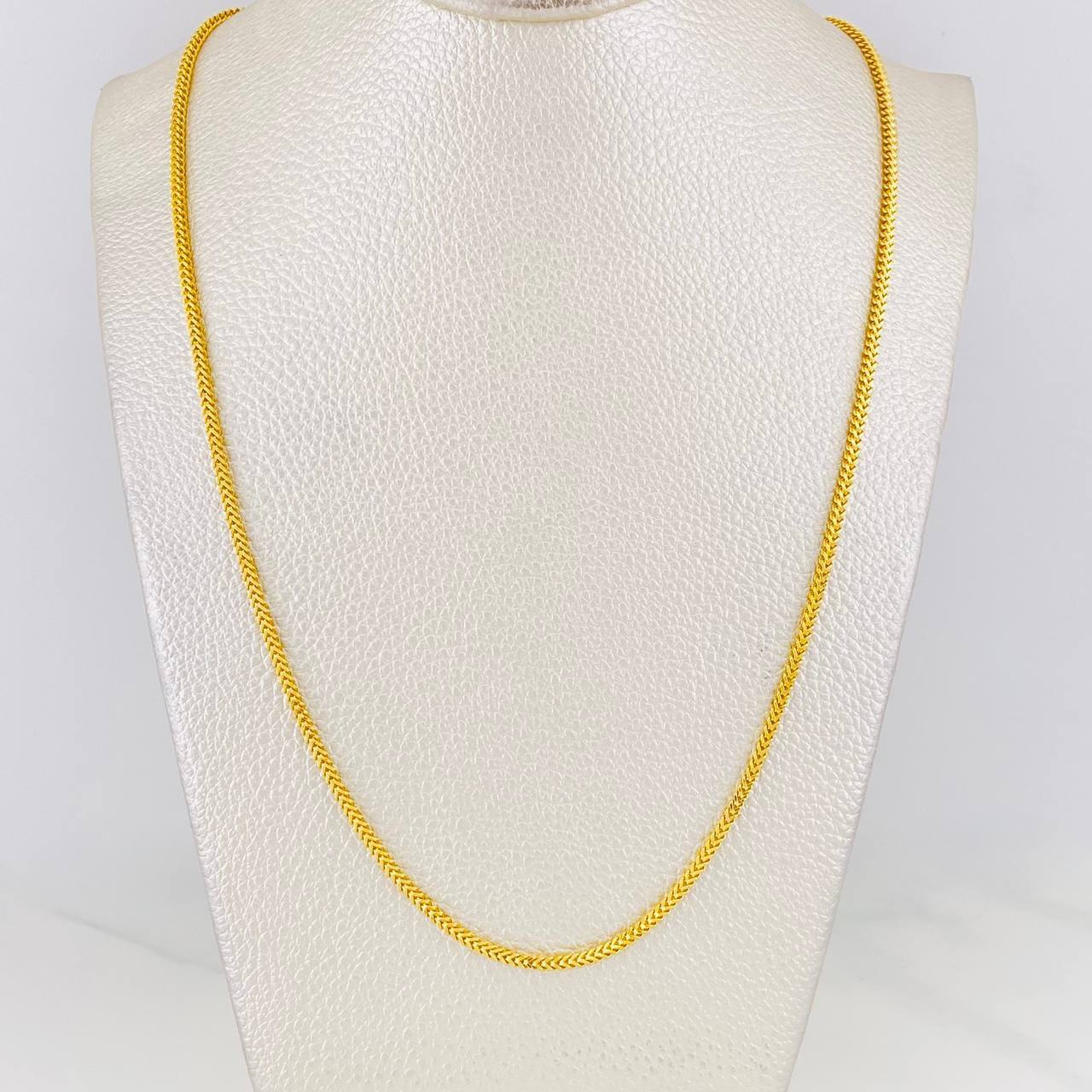Cadena Franco 5.6g / 50cm / 0.95mm Oro Amarillo 18K