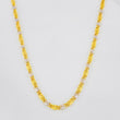 Cadena Escalera Plana 4.2g / 60cm / 2.43mm Dos Oros Amarillo Blanco 18K