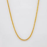 Cadena Franco 5.05g / 60cm / 1.74mm Dos Oros Amarillo Blanco 18K