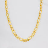 Cadena Figaro 10.8g / 60cm / 4.6mm Oro Amarillo 18K