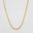 Cadena Franco 2.15g / 60cm / 1.6mm Dos Oros Amarillo Blanco 18K