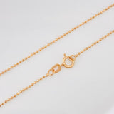 Cadena Militar 2.35g / 60cm / 1mm Oro Rosa 18K