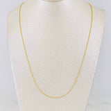 Cadena Militar 2.6g / 60cm / 1mm Oro Amarillo 18K