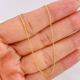 Cadena Militar 2.6g / 60cm / 1mm Oro Amarillo 18K