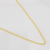 Cadena Militar 2.6g / 60cm / 1mm Oro Amarillo 18K