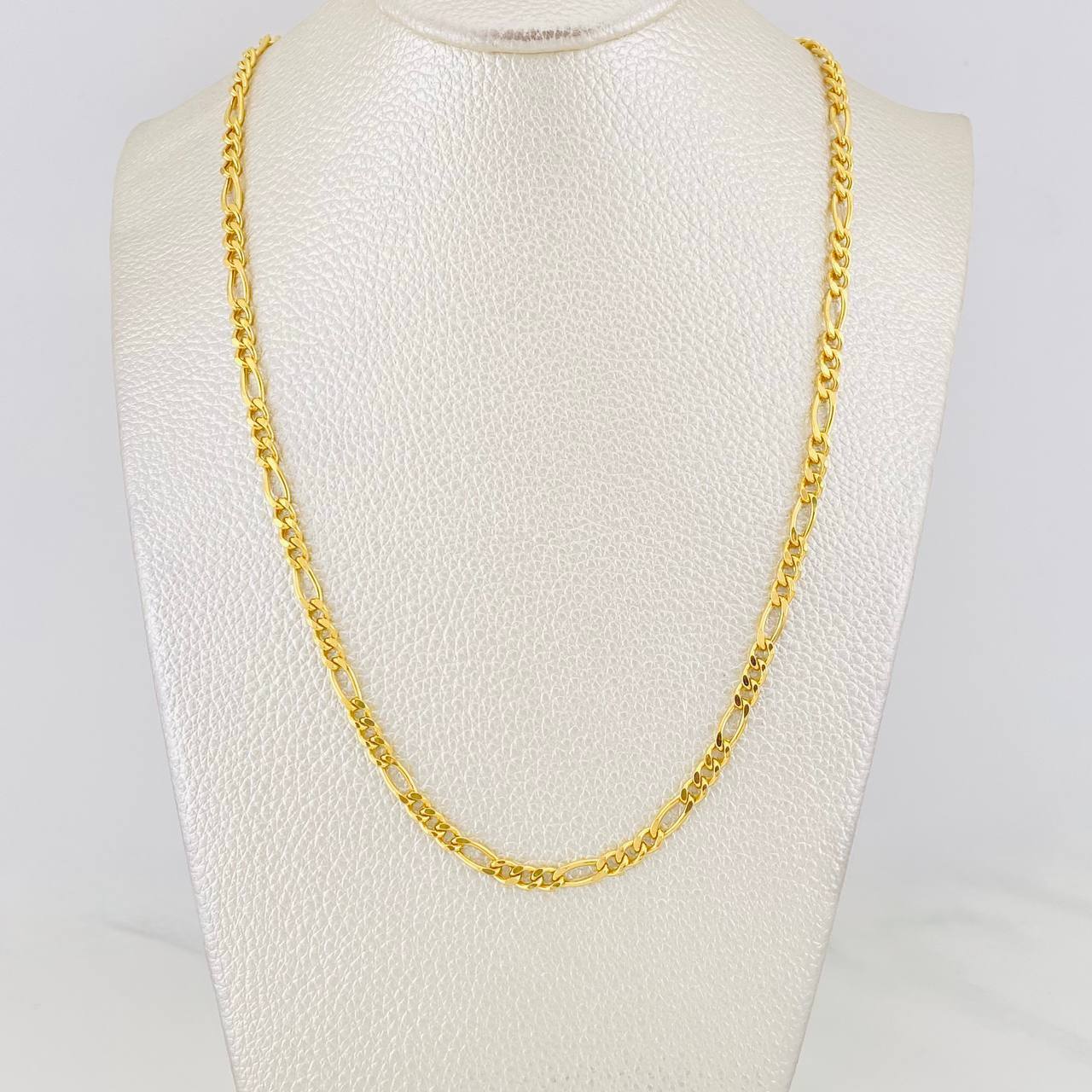 Cadena Figaro 11.25g / 65cm / 3.72mm Oro Amarillo 18K