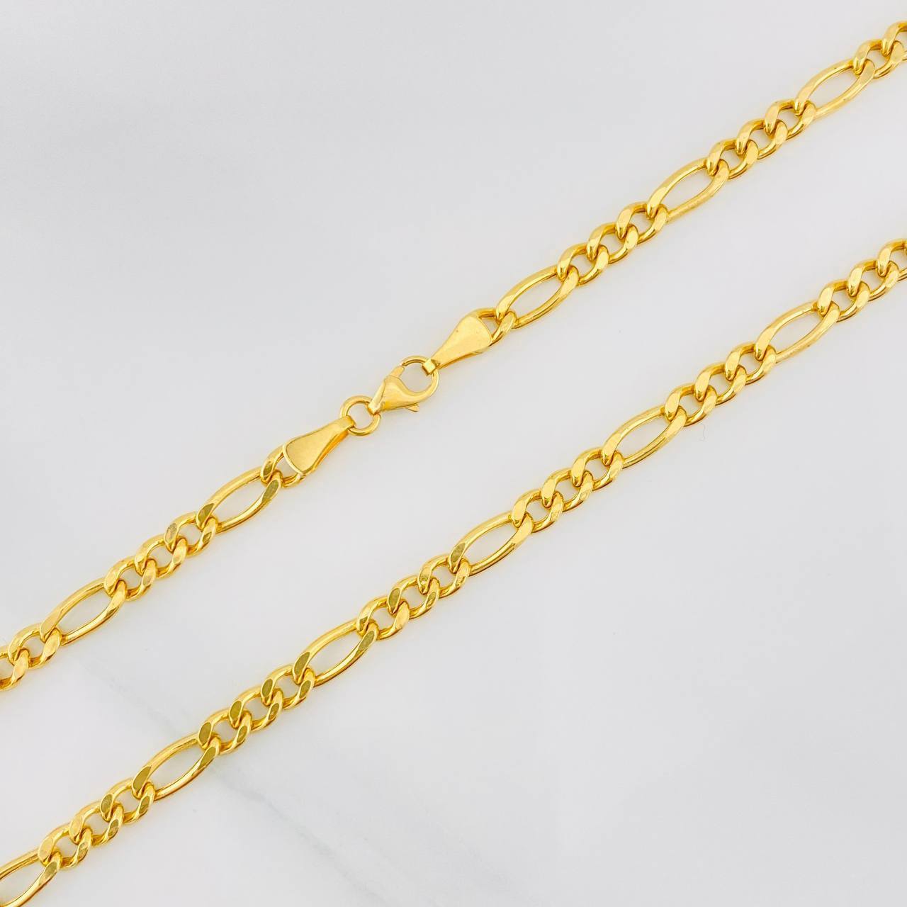 Cadena Figaro 11.25g / 65cm / 3.72mm Oro Amarillo 18K
