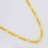Cadena Figaro 11.25g / 65cm / 3.72mm Oro Amarillo 18K